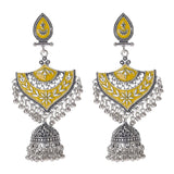 Pendientes Gypsy Ethnic Round Bells Indian Jewelry Earrings Vintage Tribe Jhumka Earrings Kolczyki Wedding Jewelry