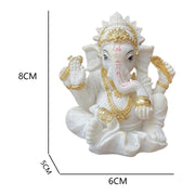 Hindu God Statue Hand Carved Artwork Decoration Resin Buddha Figurine Sculpture for Home Office Tabletop Decor Collectibles