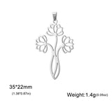 EUEAVAN 5pcs Unalome Lotus Flower Pendant Buddha Buddhism Om Yoga Charms Necklace Earrings Amulet Jewelry Making Supplies DIY