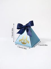 દિવાળી પિરામિડ ગિફ્ટ બોક્સ સેટ, ગોલ્ડન દિવાળી પ્રિન્ટ, તહેવારની દિવાળી ભેટ, ભેટ અને સજાવટ માટે વપરાય છે, ભારતીય તહેવારની ભેટ બોક્સ