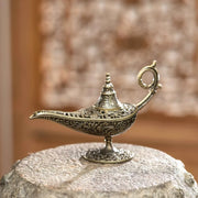 Antique Metal Incense Burner, Aladdin's Magic Lamp Design, Decorative Craft Gift Candle Holder, Hot-selling, Incense Burner