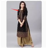 ભારતીય કપડાં મહિલા શુદ્ધ કપાસ હોટ સ્ટેમ્પિંગ પ્રિન્ટેડ એથનિક સ્ટાઇલ ટોપ