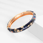 Enamel Bracelet For Women Cloisonne Bangles On Hand Floral Women's Hand Bracelets African Jewelry Dubai India Mother's Day Gifts