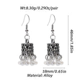Pendientes Piercing Indian Jewelry Jhumka Tassel Earrings Women Accessories Kolczyki Silver Color Earring Trendy Party Ear rings