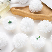 100PCS Artificial Hydrangea Flowers Wholesale Wedding Home Party Room Decoration Christmas Candy Box Fake Silk Scrapbook Plants