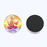 Hinduism, Gods, Elephant Head Gods, Time Gems, Refrigerator Stickers 25mm
