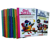 ૧૯ પુસ્તકો/સેટ ઘુવડ ડાયરીઝ અંગ્રેજી રંગબેરંગી ચિત્ર પુસ્તક બાળકો પ્રારંભિક શિક્ષણ બાળપણ શિક્ષણ લેખન ડાયરી છોકરીઓની ઉંમર ૬-૧૨