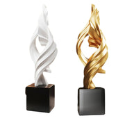 Abstract Art Statue Crafts Modern Creative Resin Desktop Sculpture for Bedroom Bookshelf Cabinets Shelf House Home Office