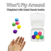 Upgrade 5/10/20Pcs Weighted Gonggi Game Set With Steel Beads Korean Game Real Gong Gi Jack Stones Game for Party Social Play