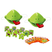 Tic Tac Tongue Competitive party board game Frog Tongue Mask desktop Game Set for parent-child interaction birthday gift for kid