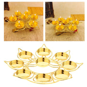 Ghee Lamp Butter Lamp Holder Diwali Candle Holder Tibetan Oil Lamp Buddhist Altar Offering Supplies