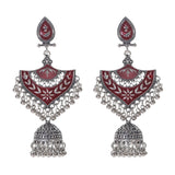 Pendientes Gypsy Ethnic Round Bells Indian Jewelry Earrings Vintage Tribe Jhumka Earrings Kolczyki Wedding Jewelry