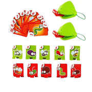 Tic Tac Tongue Competitive party board game Frog Tongue Mask desktop Game Set for parent-child interaction birthday gift for kid