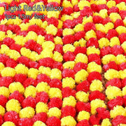 Long Strands Artificial Marigold Garland Pooja Diwali Fiesta Indian Décor Pooja Marigold Flowers Reusable 1.5m