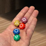 Korean Traditional Folk Game Set Traditional Play 5PCS Gonggi Jack Stone Pebbles Set Tossing Toy Party Game Model Board Games