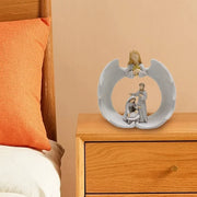 Creative Jesus Decoration Angel Religious Decoration Resin Crafts Home Living Room Outdoor Office Desktop Decoration Gift