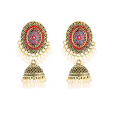 Pendientes Gypsy Ethnic Round Bells Indian Jewelry Earrings Vintage Tribe Jhumka Earrings Kolczyki Wedding Jewelry