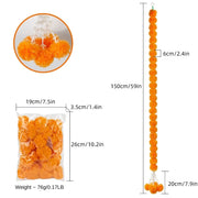 Marigold Garlands Artificial Flower for Indian Decoration Diwali Day of The Dead Halloween Party Festival Wreath Ornament