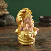 Collection Resin Lord Ganesha Figurine Hindu Buddha Office Mandir Diwali Decorative for Car Dashboard Gift