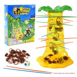 Multiplayer Tabletop Games Rolling Climbing Monkeys Interesting Intelligence Toys Parent-Child Interactive Board Game for Kids