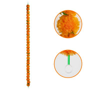 Marigold Garlands Artificial Flower for Indian Decoration Diwali Day of The Dead Halloween Party Festival Wreath Ornament