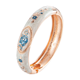 8 Colours Enameled Bracelets For Women Flower Jewellery Women Bangles Viking Women's Bracelet On Hand African Jewelry Indian