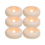 12/24 Pack Waterproof Flameless Floating Tealights Candle Electric Flickering LED Candles For Wedding Party Pool&SPA Home Decor