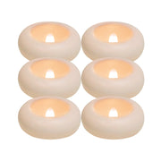 12/24 Pack Waterproof Flameless Floating Tealights Candle Electric Flickering LED Candles For Wedding Party Pool&SPA Home Decor