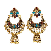 Pendientes Gypsy Ethnic Round Bells Indian Jewelry Earrings Vintage Tribe Jhumka Earrings Kolczyki Wedding Jewelry