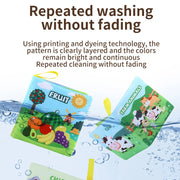 Baby Soft Cloth Book 0-36M Early Learning Toy Parent-child Interactive Montessori Puppet Educational Toy for Boy Girl Kids Gift