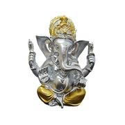 Hot Selling Southeast Asian Indian Religious Deity Gold Painted Lotus Elephant Trunk God Resin Craft Decoration Ornament