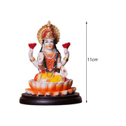 4.3inch Resin Hindu Goddess Figurine Buddha Statue Stylish Elegant Tabletop Decoration Tall for Fairy Garden Easily Clean