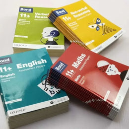 42 Books Bond 11 English Mathematical Reasoning Verbal Non-Reasoning Rating Papers Books for 5-13 Years Old Brain Educe Educe