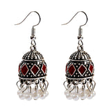 Pendientes Piercing Indian Jewelry Jhumka Tassel Earrings Women Accessories Kolczyki Silver Color Earring Trendy Party Ear rings