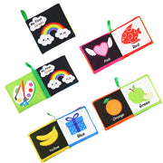 Baby Soft Cloth Book 0-36M Early Learning Toy Parent-child Interactive Montessori Puppet Educational Toy for Boy Girl Kids Gift