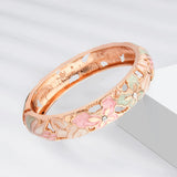 10 Colors Enameled Bracelets For Women Jewellery Cloisonne Bangle On Hand Viking Butterfly Women's Hand Bracelets Indian African