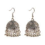 Pendientes Piercing Indian Jewelry Jhumka Tassel Earrings Women Accessories Kolczyki Silver Color Earring Trendy Party Ear rings