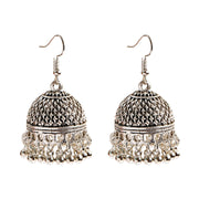 Pendientes Piercing Indian Jewelry Jhumka Tassel Earrings Women Accessories Kolczyki Silver Color Earring Trendy Party Ear rings