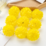 100PCS Artificial Hydrangea Flowers Wholesale Wedding Home Party Room Decoration Christmas Candy Box Fake Silk Scrapbook Plants