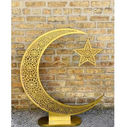 # Hot Sales 3ft Ramadan/eid Wooden Tree Crescent Moon Tree Hotel Mall Window Christmas Tree For SD107
