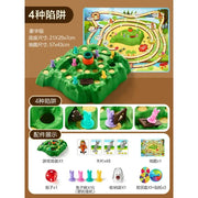 New Rabbit Trap Puzzle Toy Children's Dual Play Multiplayer Board Game Competition Parent Child Interactive Strategy Game
