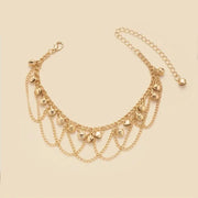 Bohemian Bell Anklet Charms Ankle Bracelet Tassel Anklets For Women Indian Jewelry Beach Foot Bracelet