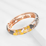 10 Colors Enameled Bracelets For Women Jewellery Cloisonne Bangle On Hand Viking Butterfly Women's Hand Bracelets Indian African