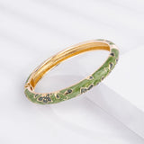 Enamel Bracelet For Women Bangle On Hand Cloisonne Hawaiian Women's Hand Bracelets African Jewelry India Dubai Mother's Day Gift