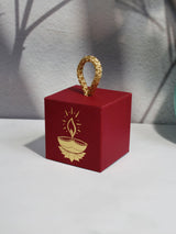 દિવાળી ભારતીય તહેવાર કેન્ડી બોક્સ, ફાનસ ઉત્સવ, પ્રકાશ સાથે અંધકાર દૂર કરો ઉત્સવ કેન્ડી બોક્સ, ચોરસ બોક્સ