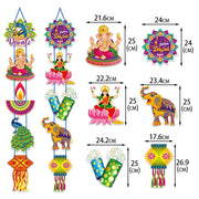 1Set Indian Diwali Party Decoration Door Hanging Decoration Arrangement Hanging Decoration