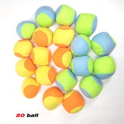 Dartboard Game Set Round Cloth Dart Board Outdoor Hrowing Sticky Ball Target Toy With 20 Balls for Parent-child Interaction Game