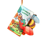 સોફ્ટ બેબી બુક્સ 3D ટચ ફીલ ક્લોથ કરચલીઓ બાળકો માટે સંવેદનાત્મક પ્રારંભિક શિક્ષણ સ્ટ્રોલર રમકડાં શિશુ બાળક માટે 0 3 6 12 મહિના