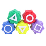 Korean Traditional Folk Game Set Traditional Play 5PCS Gonggi Jack Stone Pebbles Set Tossing Toy Party Game Model Board Games