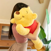 Cute Cartoon New Disney Anime Kawaii Winnie The Pooh Lying Down  Bear Doll Toy Bedside Sleep Pillow Toys For Girl Gifts